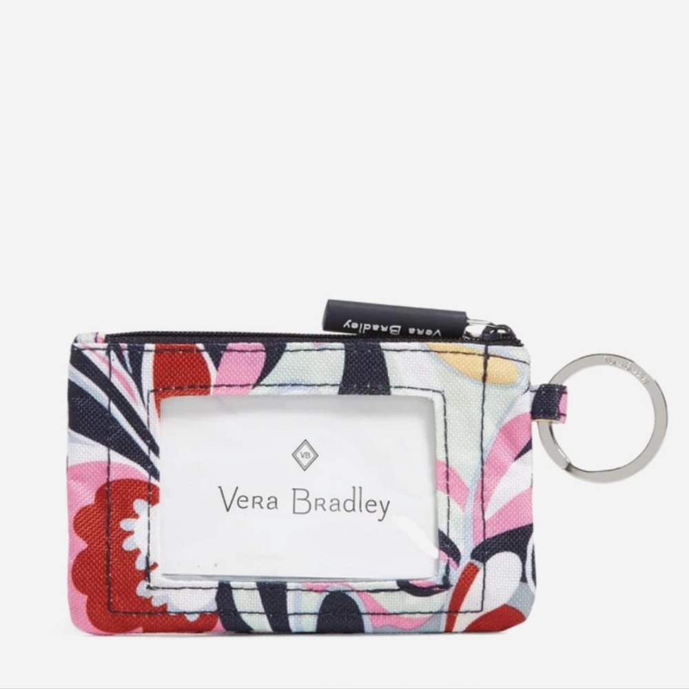 Vera Bradley Mod Paisley Lighten Up Zip ID Case